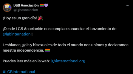 Lanzamiento de LGB International